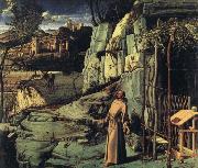 Gentile Bellini St.Francis in the Desert painting